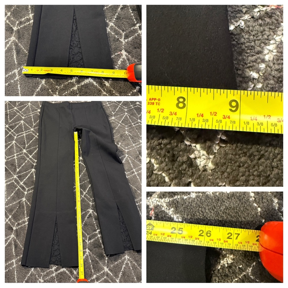Ic Collection Front Split & Lace Insert Pants - image 3